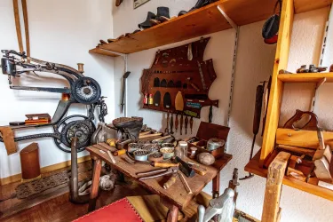 Schusterwerkstatt, Detailansicht