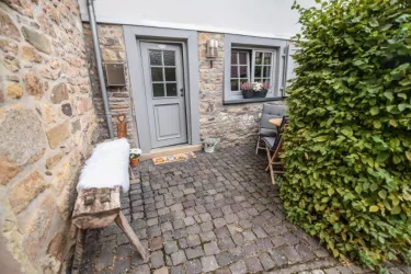 Terrasse (© Kleines Ferienhaus Weiler)