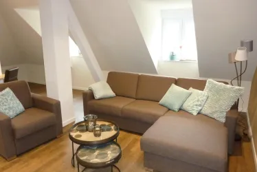 Auf der Fels - Wohnbereich (© Hotel Stadtmühle)