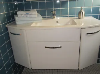 Bad Waschbecken (© Gästehaus Hammer)