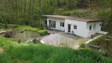 Waldhaus am Teich, Außenansicht