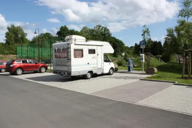 Wohnmobilstellplatz, Ansicht 1