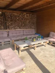 Zum Budche Sitzgruppe (© Campingplatz Bockenauer Schweiz)