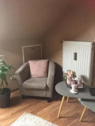 Sitzecke im Schlafzimmer
