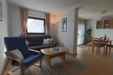 Wohnzimmer mit Schlafcouch