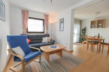 Wohnzimmer mit Schlafcouch