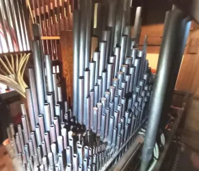 Orgelpfeifen Abtweiler (© Orgelbau Müller, Merxheim)