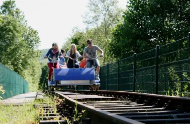 Draisine (© Touristinformation Pfälzer Bergland)