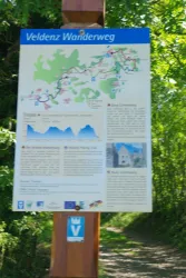 Infotafel Veldenz Wanderweg am Veldenz Tor