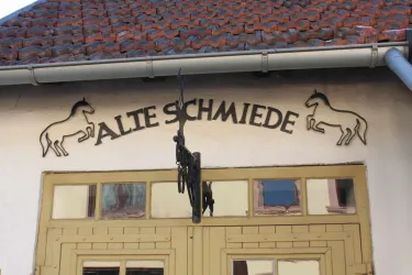 Alte Schmiede Baumholder Schriftzug