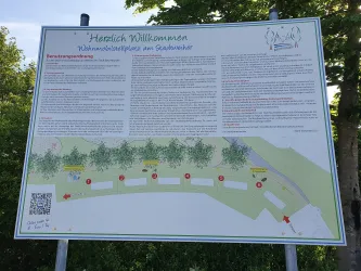 Infotafel am Wohnmobilstellplatz