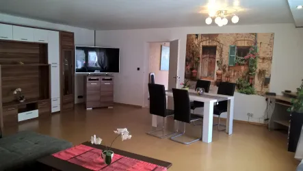 FeWo 1 Wohnzimmer Essbereich (© Heike Leibrock)