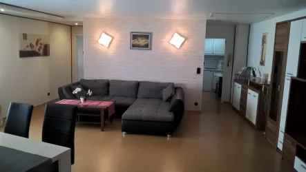 FeWo 1 Wohnzimmer (© Heike Leibrock)