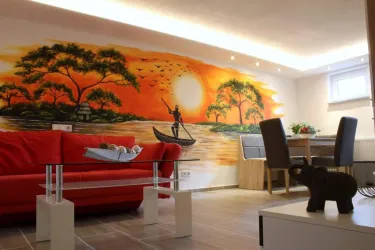 Wohnzimmer (© Lehmanns Ferienwohnung)