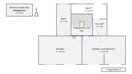 Grundriss Obergeschoss