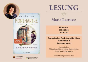 Lesung (© Öffentliche Bücherei Bad Sobernheim/Marie Lacrosse)