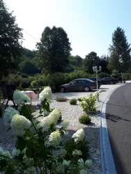 Parkplätze direkt am Haus