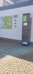 E-Bikestation mit Schließfächern