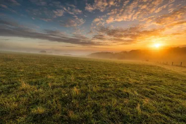Sonnenaufgang Lautertal