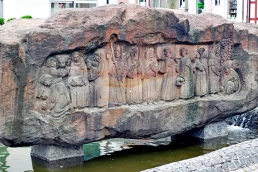 Brunnen Mönche