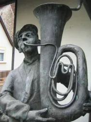Musikantenbrunnen Detail