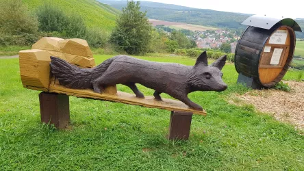 Aussicht Kirschroth mit Weinkühlung im Boden