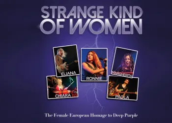 Eine Band mit vier talentierten Frauen, die eine Hommage an Deep Purple geben. Der Titel lautet "Strange Kind of Women".