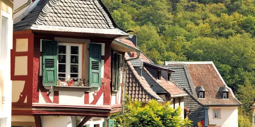 Erker über Eck Meisenheim (© Ferienregion Nahe-Glan)