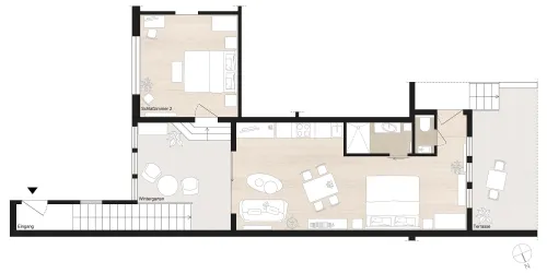 Grundriss Ferieapartment am Gaulsbach