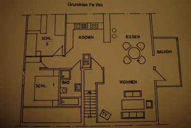 Grundriss  Ferienwohnung