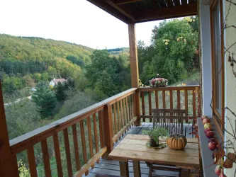 Herbst auf dem Balkon (© Ferienwohnung Dietz)