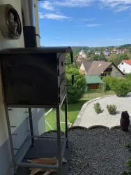 Terrasse groß Pizzaofen