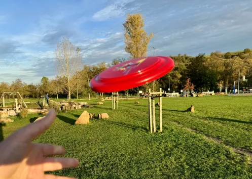 Frisbeegolf Golfplatz
