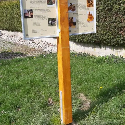 Informationstafel Wohnmobilstellplatz Informationstafel Wohnmobilstellplatz